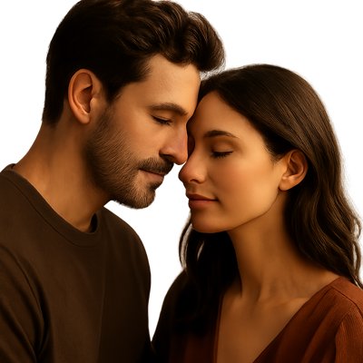 Couple embracing