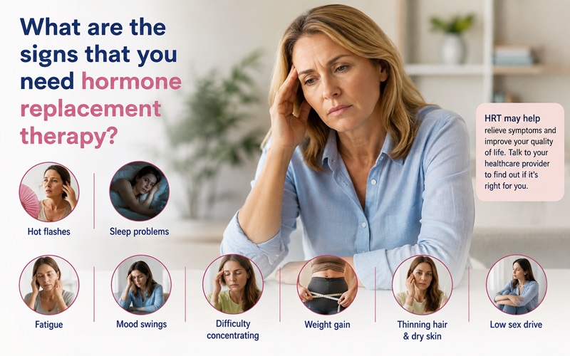 What are the signs that you need hormone replacement therapy