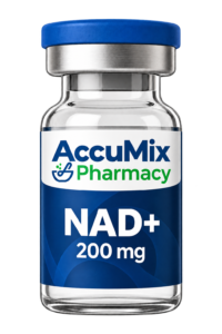 AccuMix Pharmacy compounded NAD+ injection vial