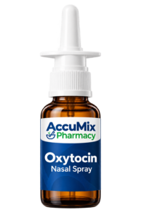 AccuMix Pharmacy compounded oxytocin nasal spray bottle