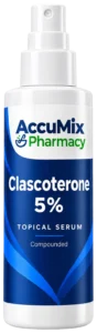 AccuMix Pharmacy compounded clascoterone topical serum, spray bottle