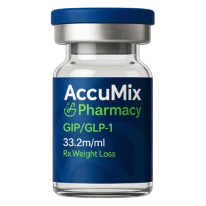 AccuMix Pharmacy compounded GIP/GLP-1 injection vial
