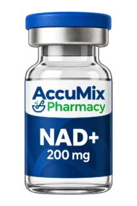 AccuMix Pharmacy compounded NAD+ injection vial