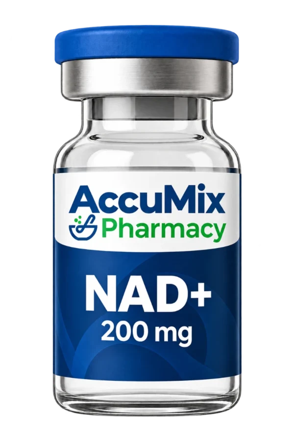 AccuMix Pharmacy compounded NAD+ injection vial