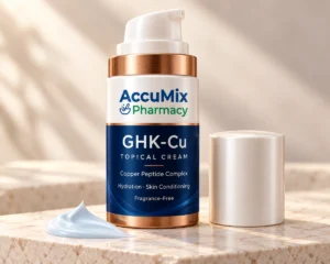 AccuMix Pharmacy GHK-Cu topical cream pump bottle