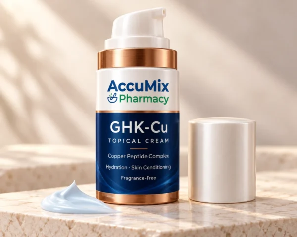 AccuMix Pharmacy GHK-Cu topical cream pump bottle