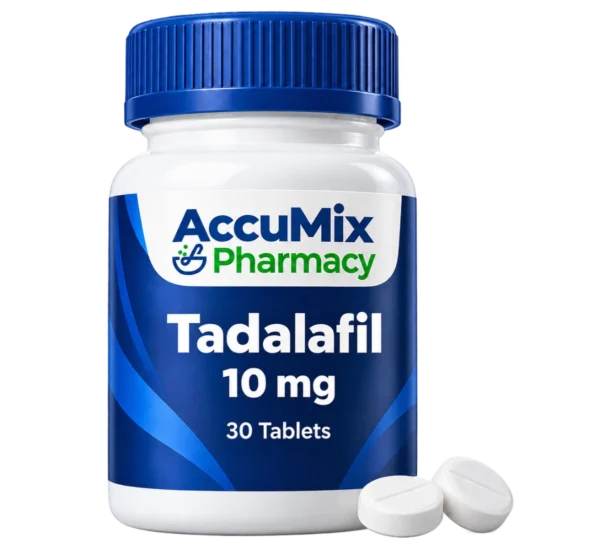 AccuMix Pharmacy tadalafil tablets bottle